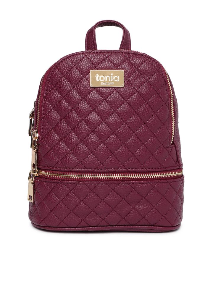 Maroon backpack women's cheap