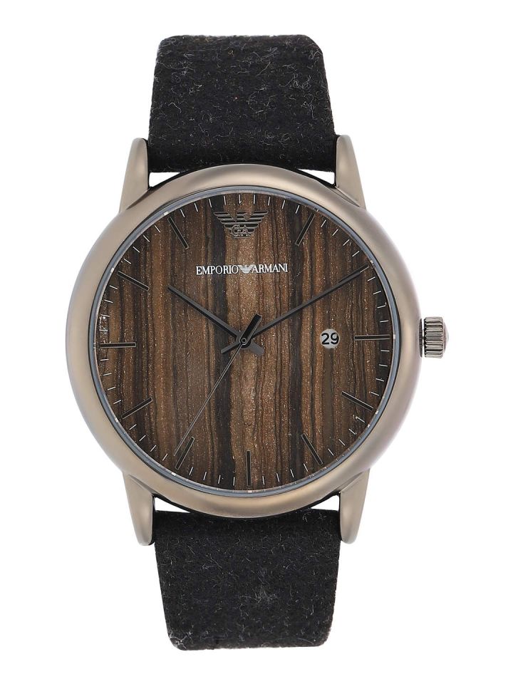 Buy Emporio Armani LUIGI Men Black Analogue Watch AR11156