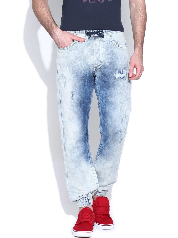 Afscheiden Collectief Nucleair Buy Jack & Jones Blue Washed Jogg Jeans - Jeans for Men 1077963 | Myntra