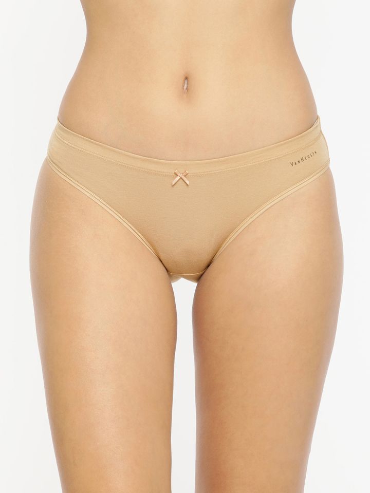 Buy Van Heusen Women Assorted Pack Of 2 Solid Antibacterial Flexi Stretch  Bikini Panty 11110 - Briefs for Women 10779740