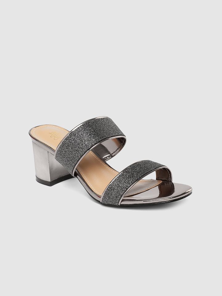 Buy Tresmode Women Silver Toned Embellished Sandals Heels For Women 10790964 Myntra Make sure the offer use time is limited before. tresmode women silver toned embellished sandals