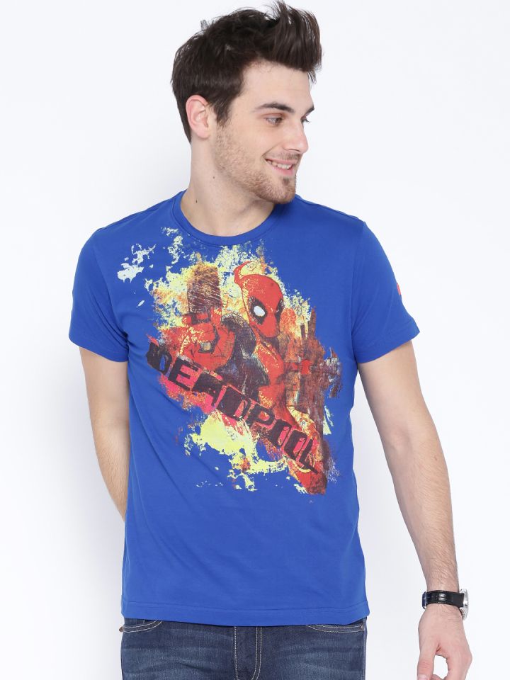 Deadpool t 2025 shirt myntra