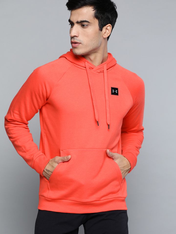 Under armour hoodie orange men deals
