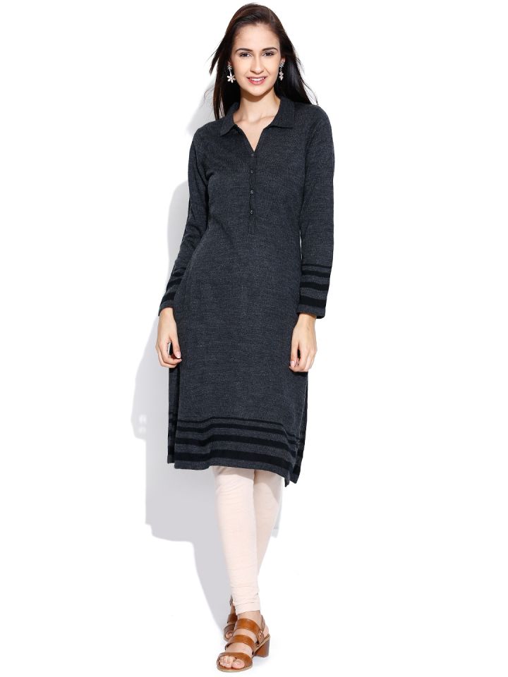 Winter kurtis hot sale myntra