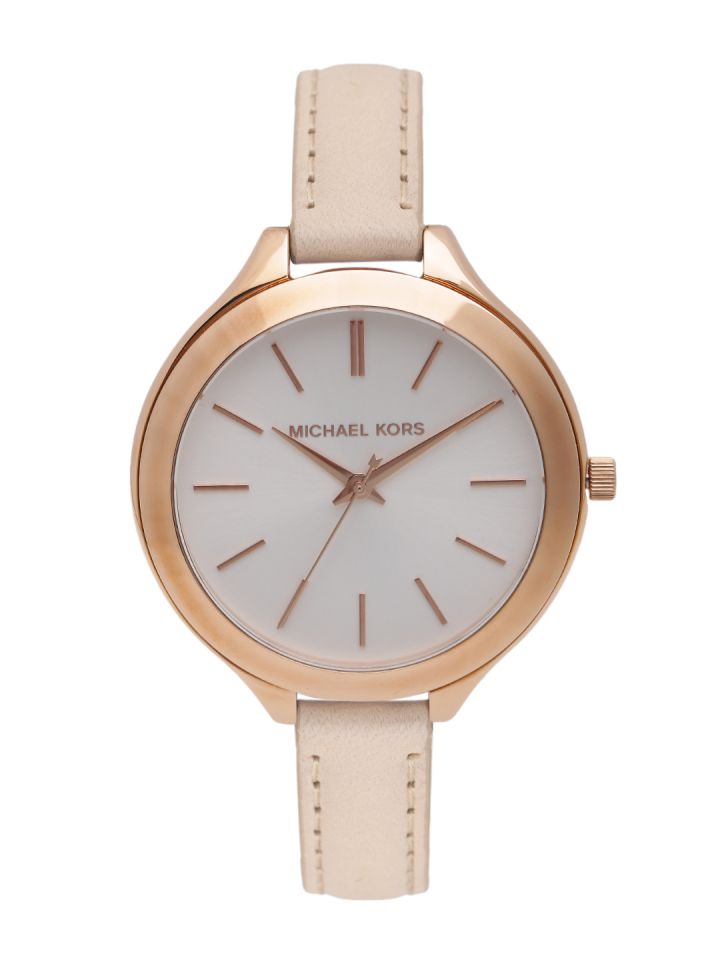 Michael Kors Women Off White Dial Watch MK2284