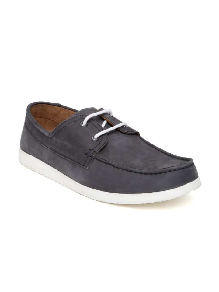 Louis philippe black casual sales shoes