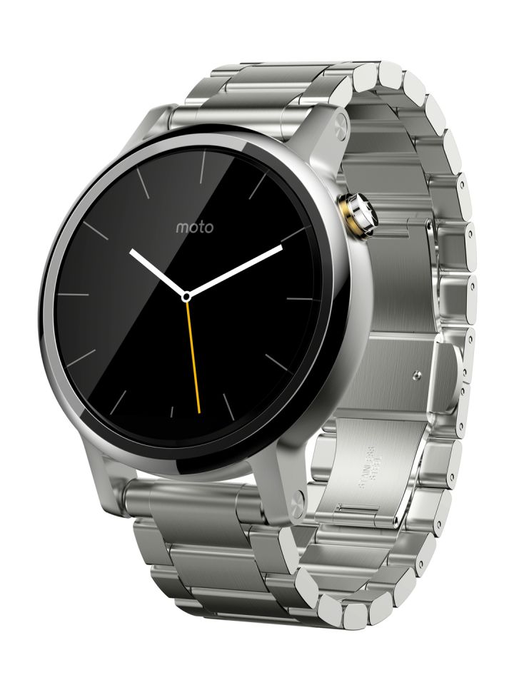 Moto 360 online stainless steel