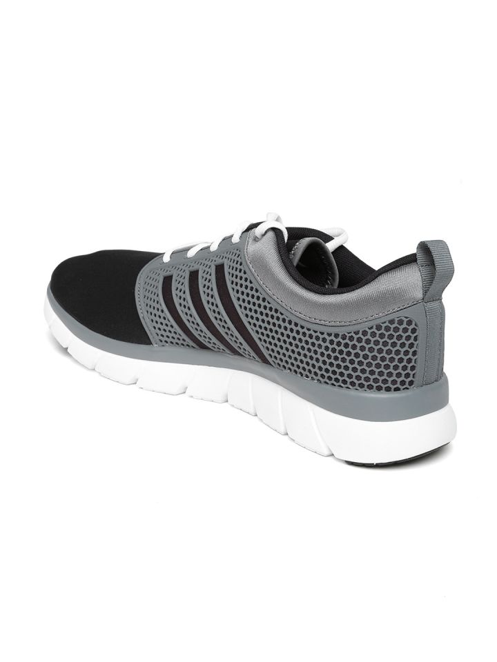 ADIDAS Men Black & Grey CloudFoam Groove Casual Shoes - Casual Shoes for 1100508 |