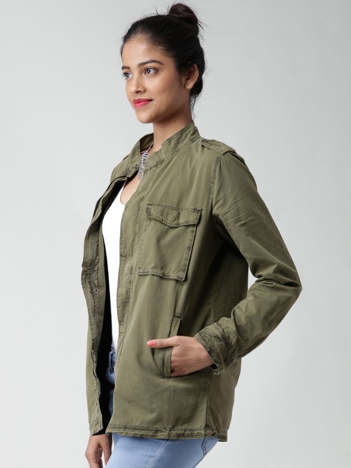 Army green jacket forever 21 hotsell