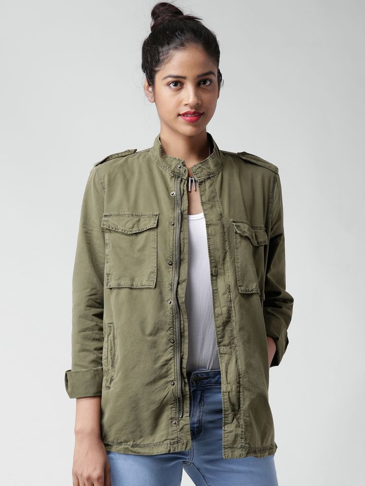 Forever 21 olive jacket online