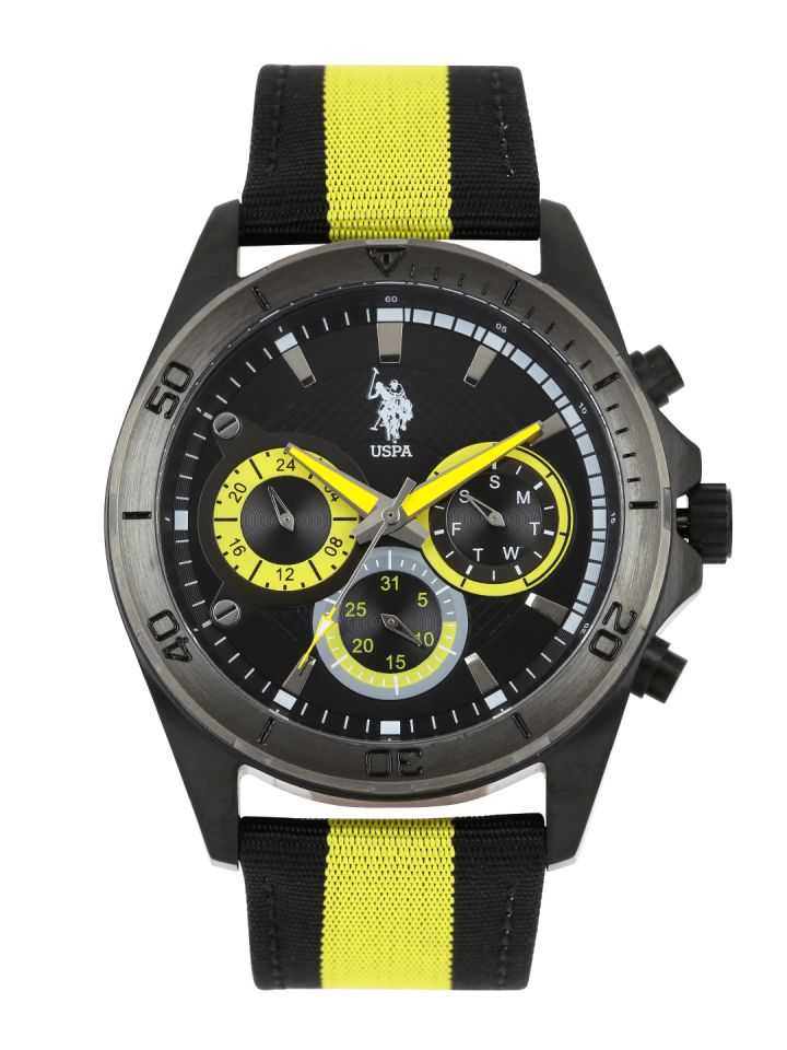 us polo assn stainless steel watch