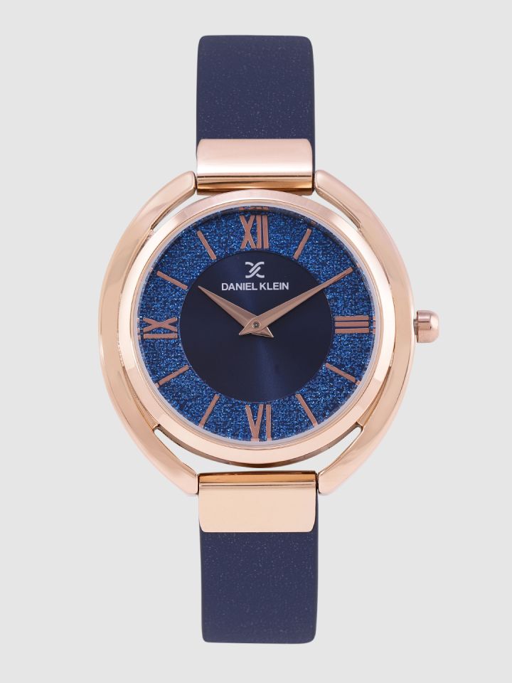 Buy Daniel Klein Women Blue Leather Analogue Watch DK.1.12289