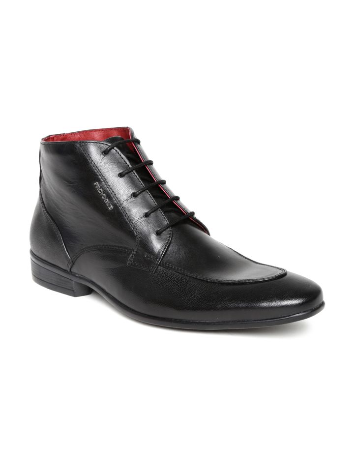 provogue black formal shoes