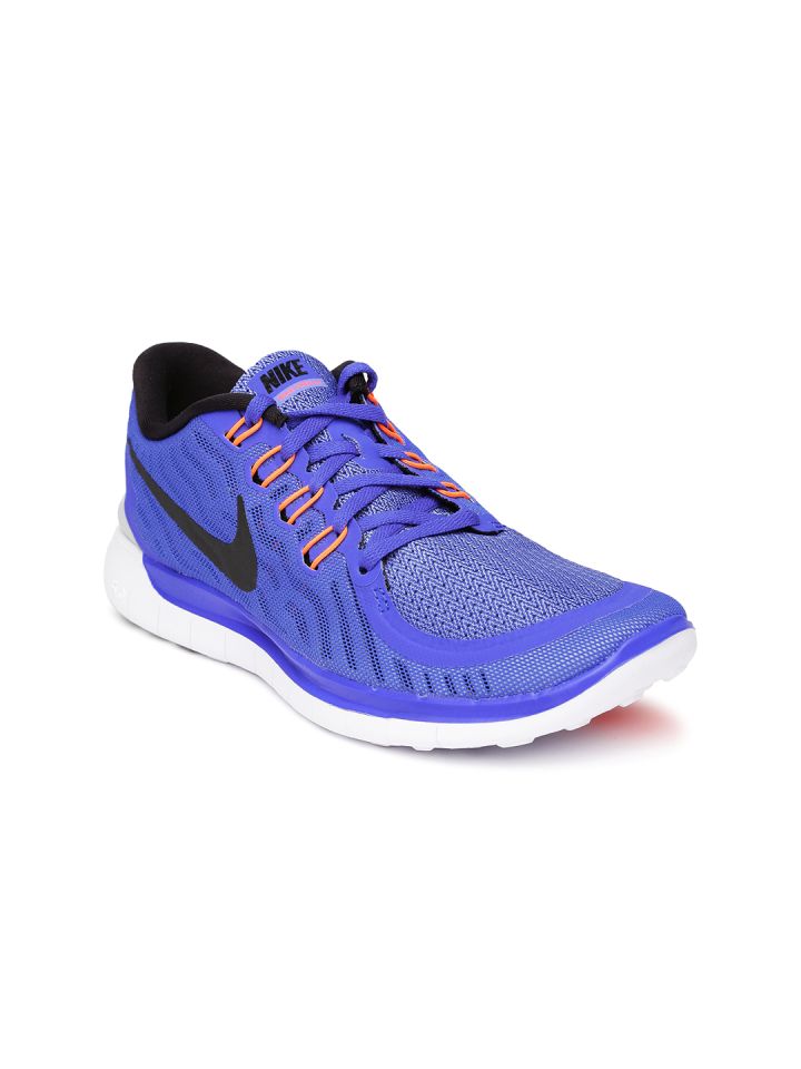 Nike Women Blue Mesh Free 5.0 Training Shoes