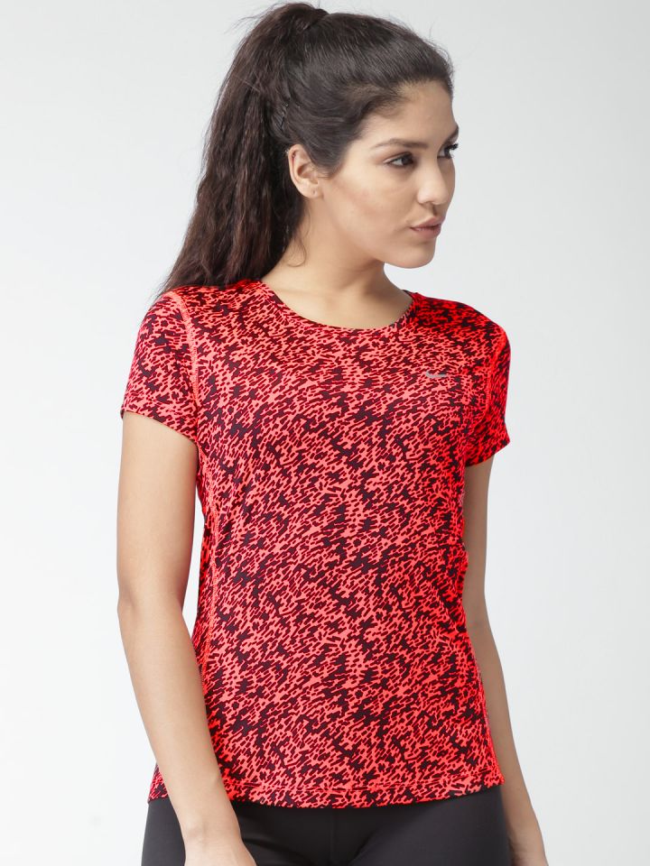 Nike red with discount cheetah print