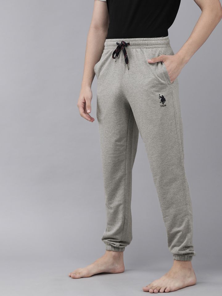 Mens grey polo sweatpants on sale