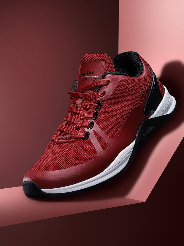 Hrx on sale shoes red