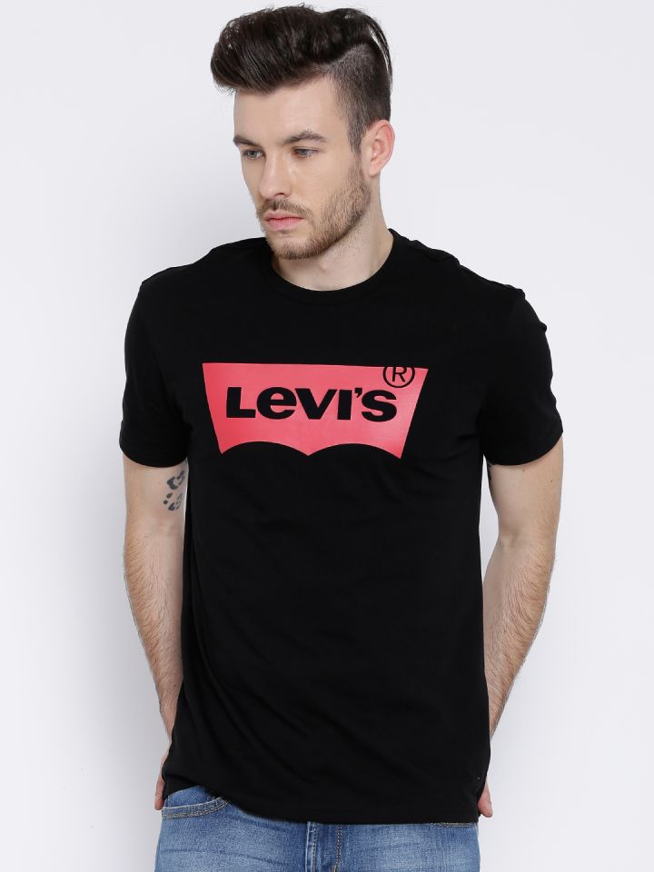 Levis black logo t shirt deals
