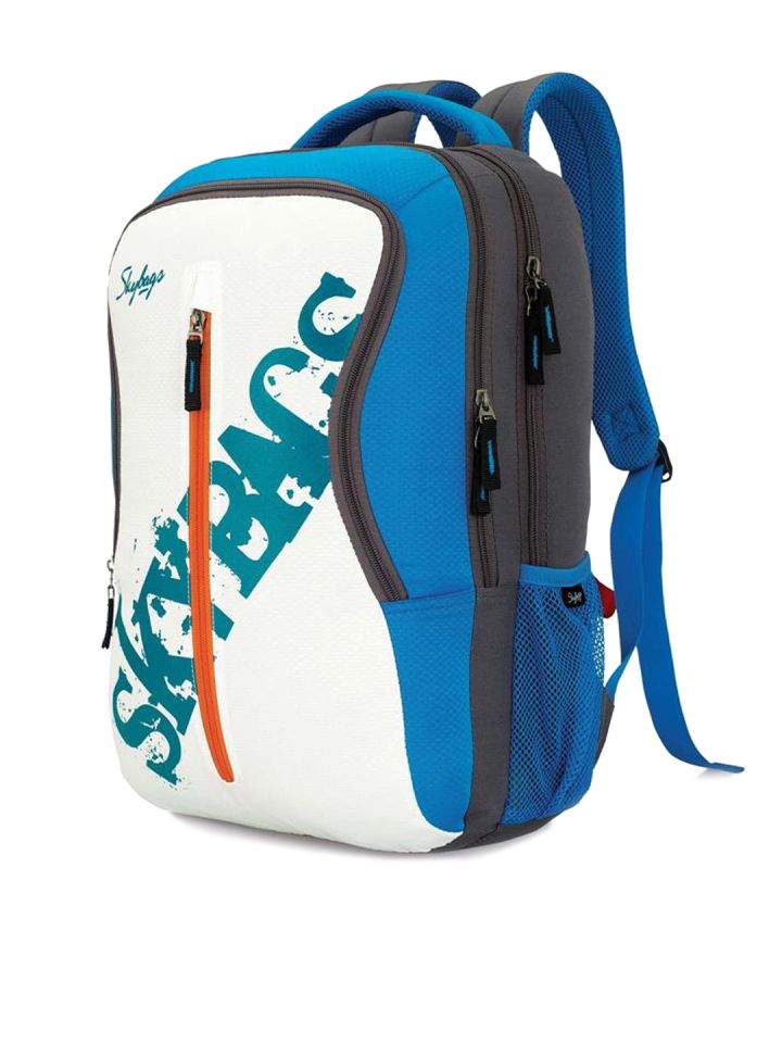 Skybags white backpack discount