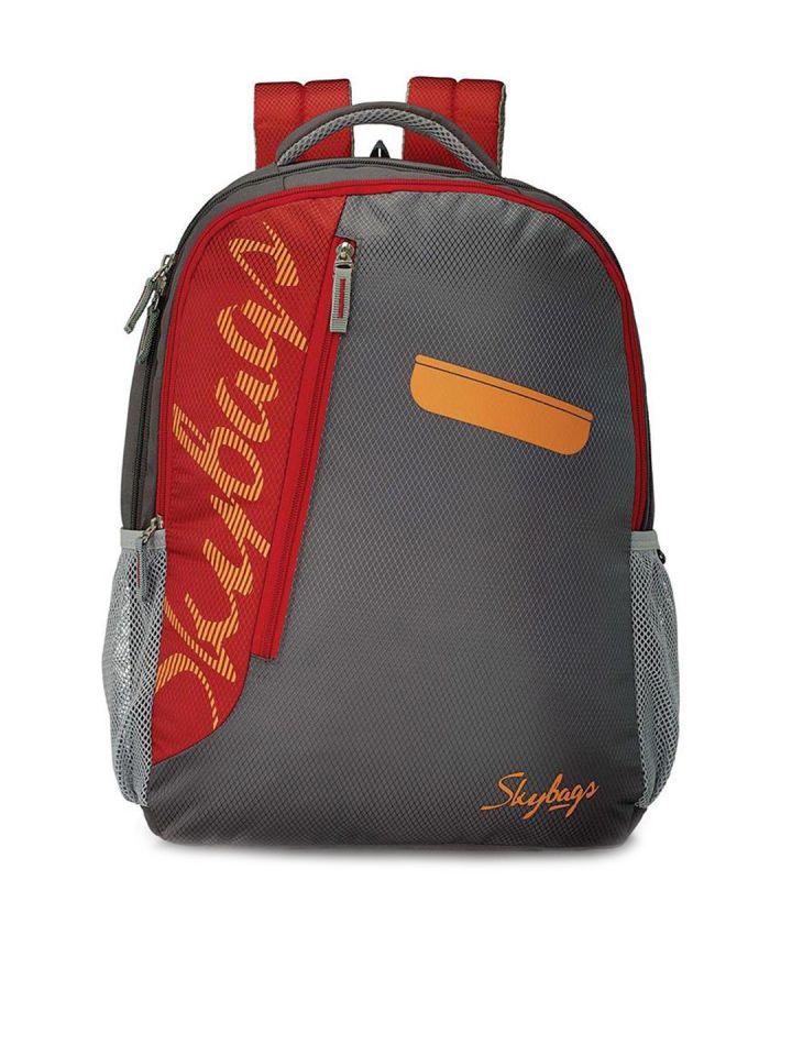 Skybags crew 4 laptop backpack grey 34 l laptop backpack sale