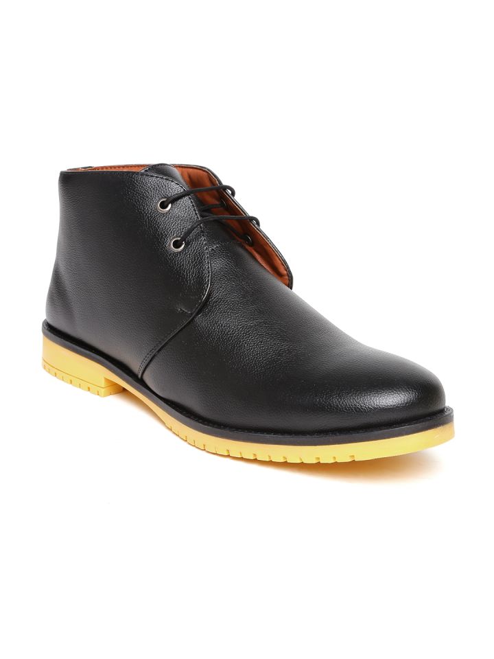 bata black casual shoes