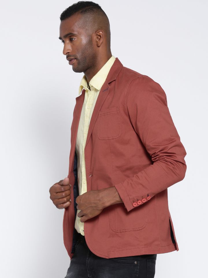 Brick shop red blazer