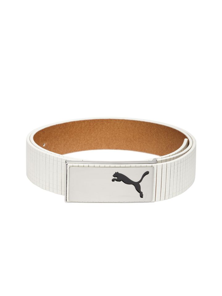 White puma belt top