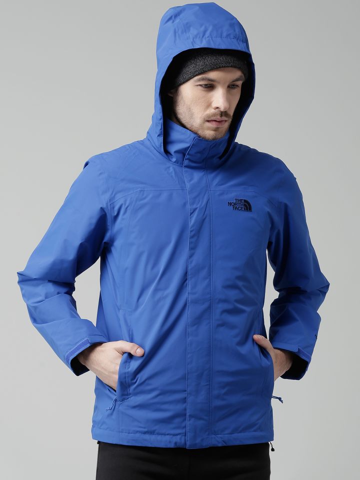 Buy The North Face Blue Sangro AP Waterproof Hooded Jacket