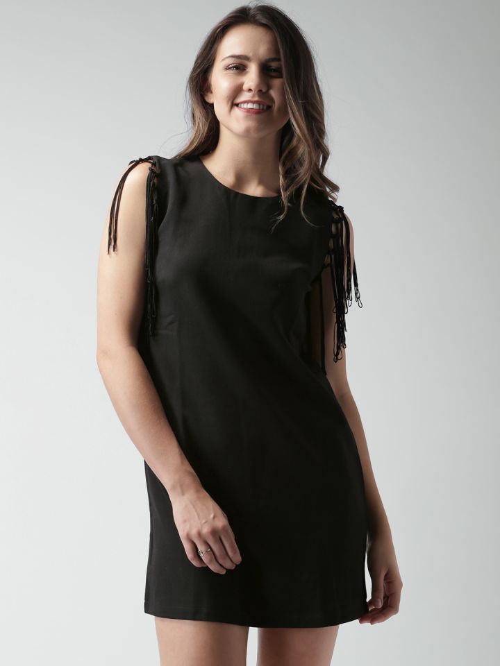 Buy FOREVER 21 Black Shift Dress Dresses for Women 1129639 Myntra