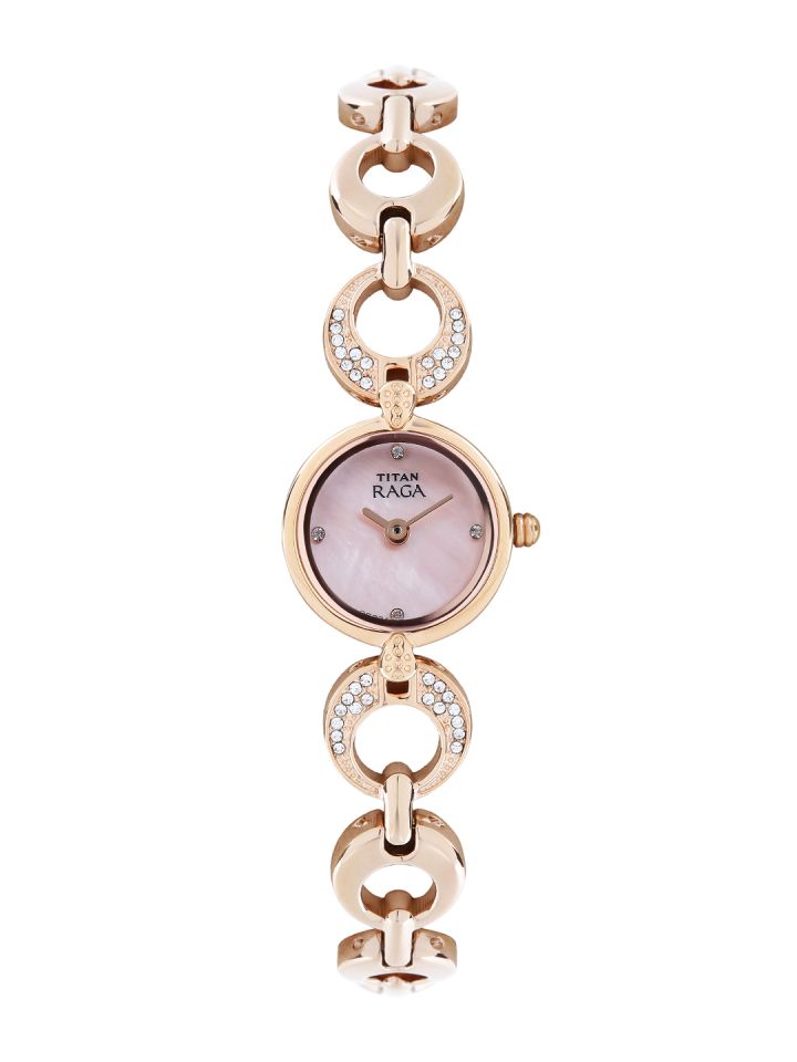 Buy Titan Raga Women Pearly Pink Dial Watch 2444WM02 Watches for
