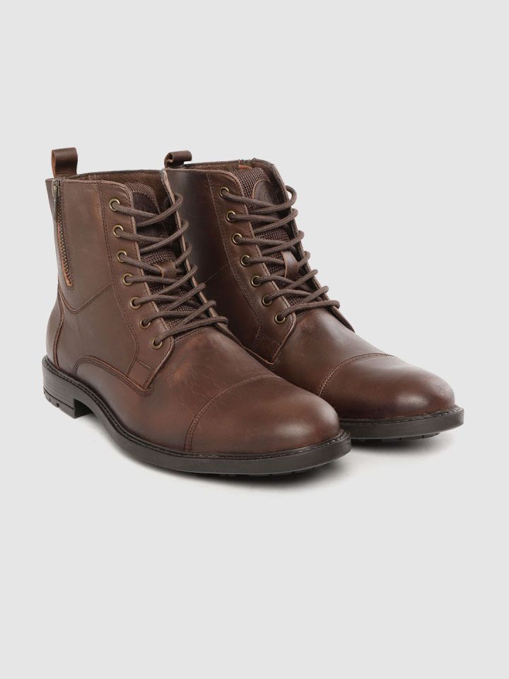 Myntra boots for sales mens