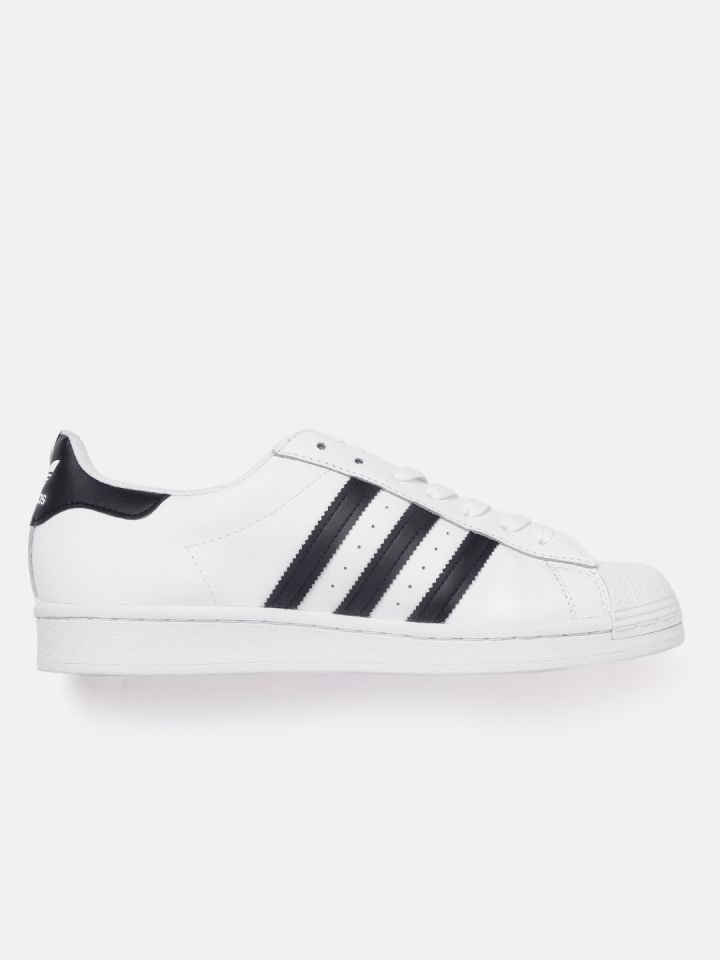 Buy ADIDAS Originals Men White Black Superstar Textured Detail