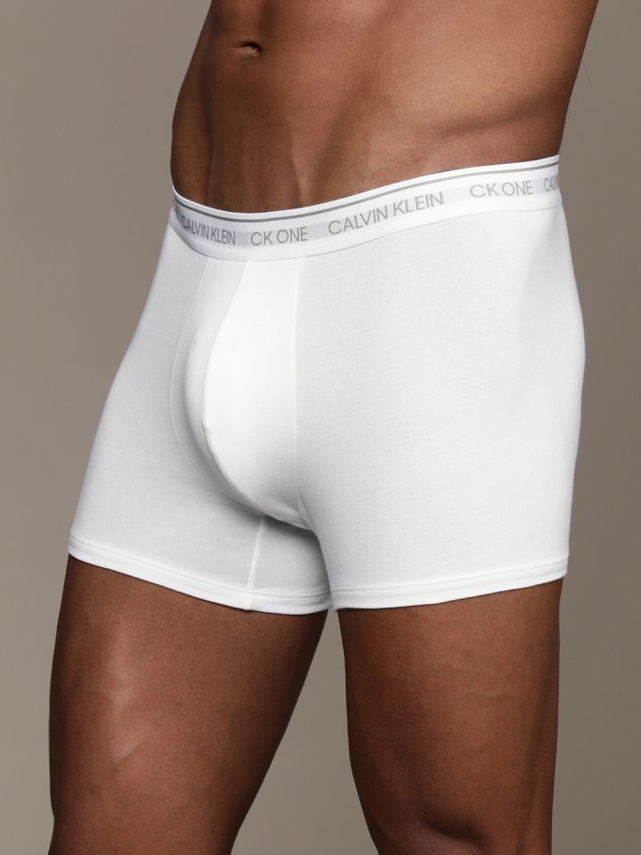 Buy Calvin Klein Underwear Men White Solid Low Rise Trunk NB2216100 - Trunk  for Men 11391920