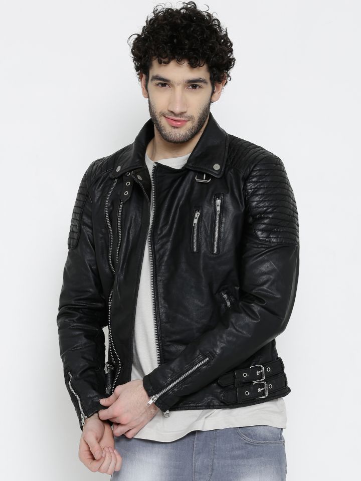 Black skin jacket hotsell