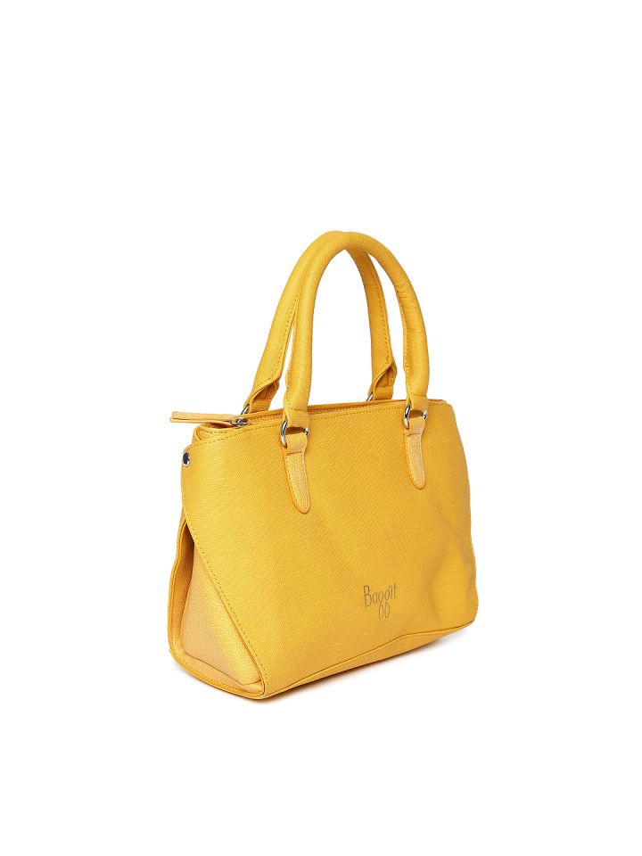 Baggit yellow handbag deals