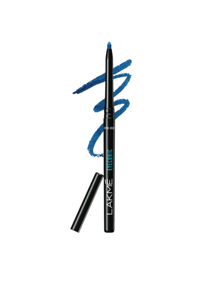 Buy Lakme Eyeconic Kajal Royal Blue Kajal And Eyeliner For Women 1142800 Myntra This dermatologically tested kajal is just what you need for completing your eye makeup or carrying a. lakme eyeconic kajal royal blue
