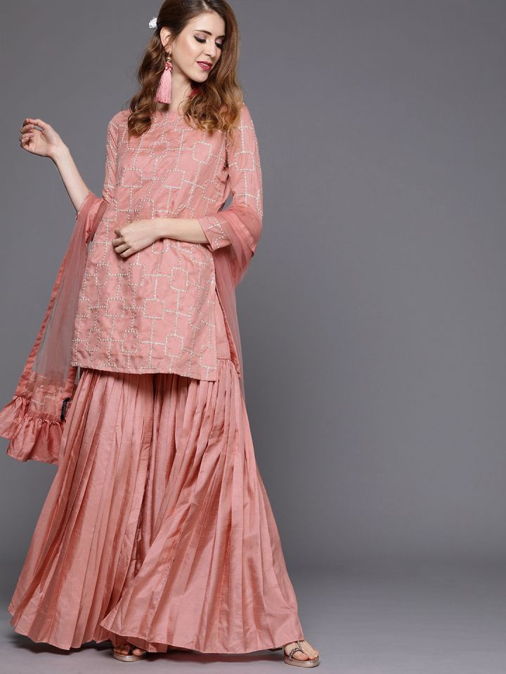 Myntra kurti sharara