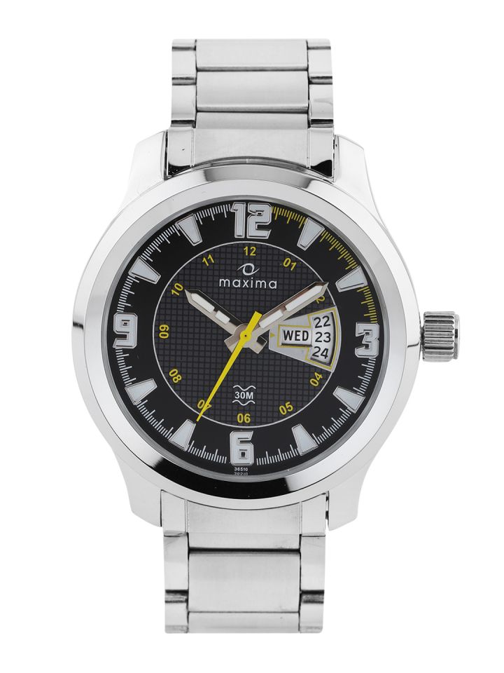 Buy Maxima Attivo Men Black Dial Watch 36510CMGI Watches for Men