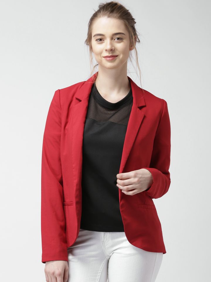 Red jacket forever 21 hot sale