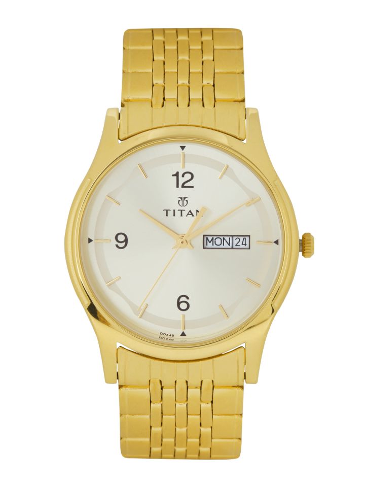 Buy Titan Men Silver Toned Dial Watch 1638YM01 Watches for