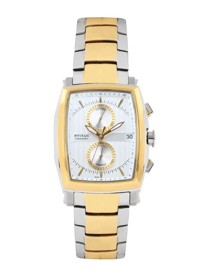 Titan chronograph watch settings outlet