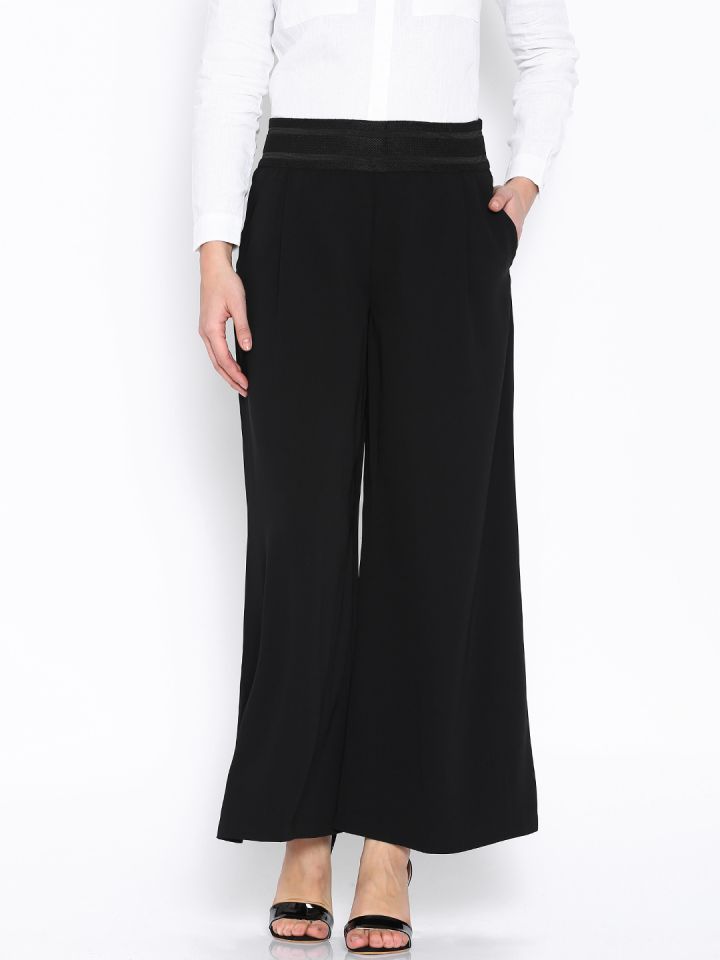 ONLY Black Palazzo Trousers