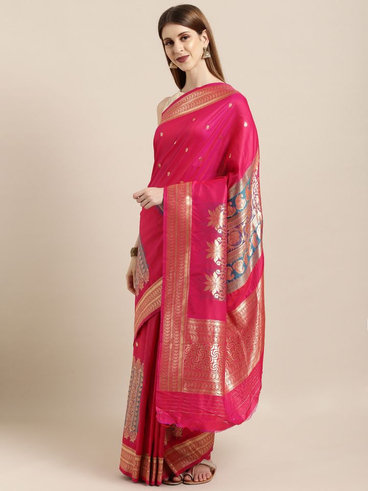 myntra banarasi saree