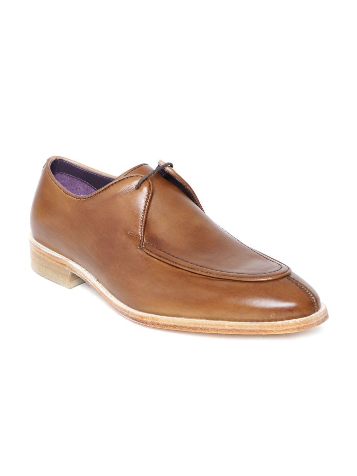 Buy Luxure By Louis Philippe Men Brown Leather Semiformal Shoes