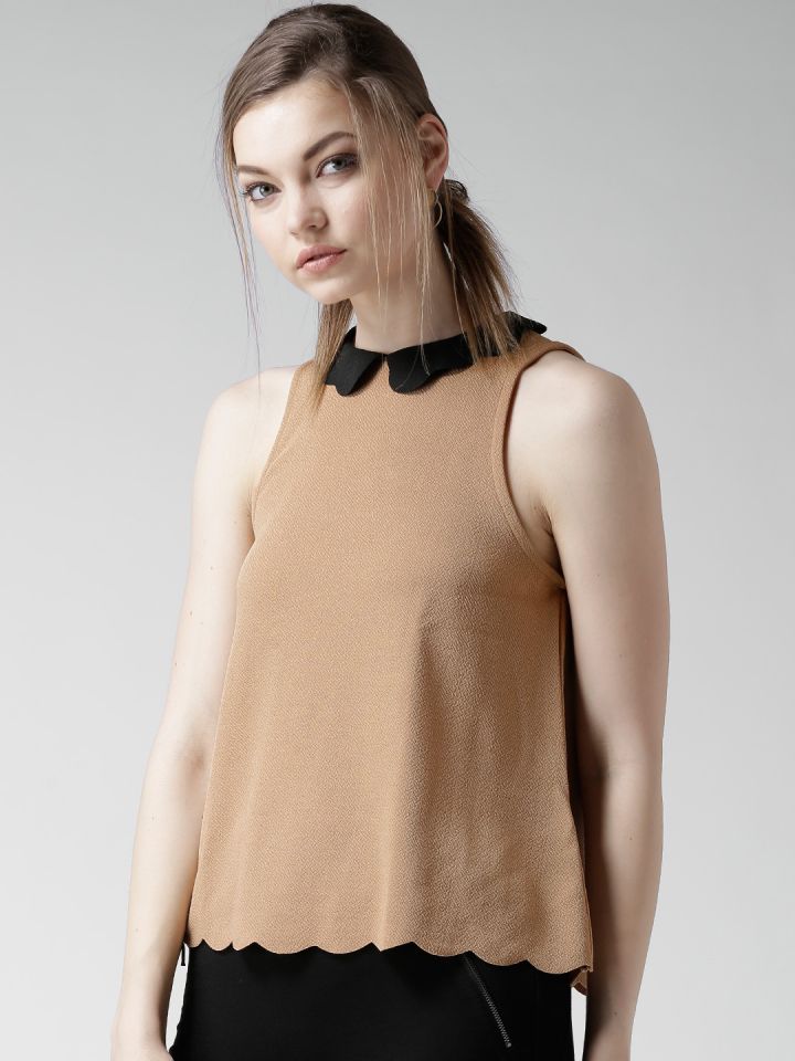 Peter pan collar top new look sales