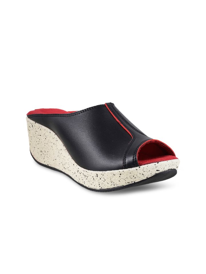 Metro black wedges discount
