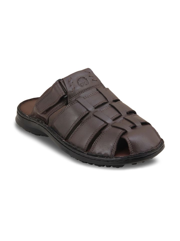 Buy Ventoland Men Brown Leather Sandals Sandals for Men 1174541