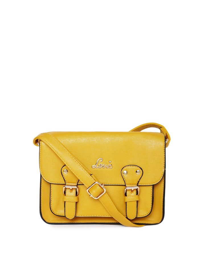 lavie mustard yellow sling bag