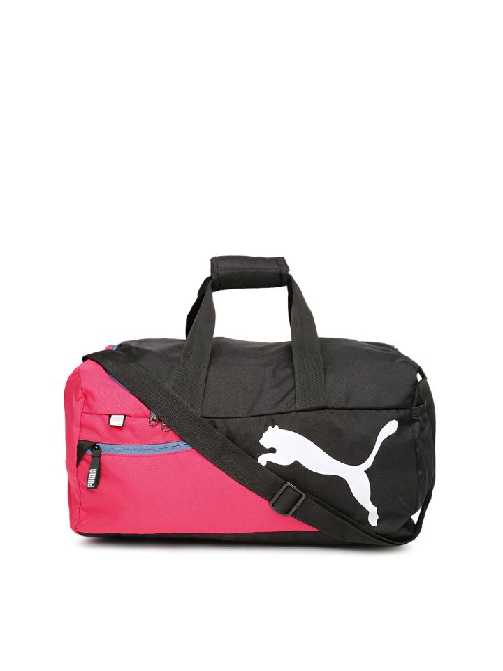PUMA Unisex Black Red Duffle Bag