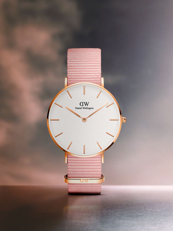 Buy Daniel Wellington Women White Pink Analogue Watch DW00100360